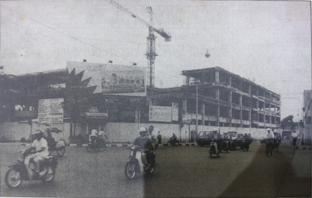 Mall Galeria Yogyakarta dalam pembangunan, Yogya tempo dulu 1994