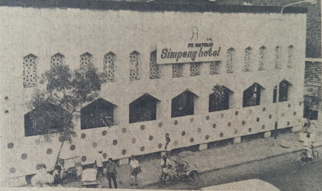 Hotel Simpang lama, 1977. Surabaya tempo dulu 1970an