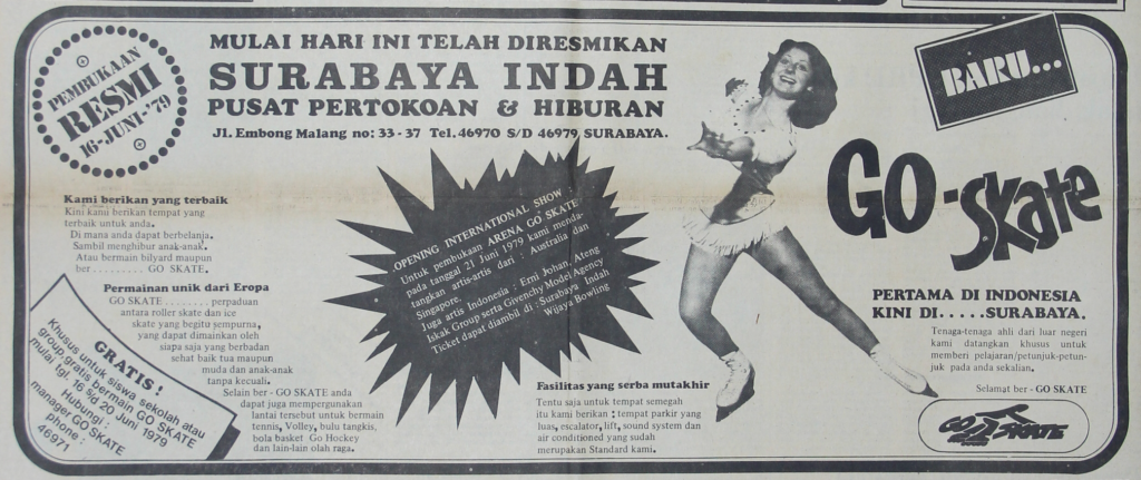 Iklan Surabaya Indah, Surabaya Post, 16 Juni 1979 halaman 4.