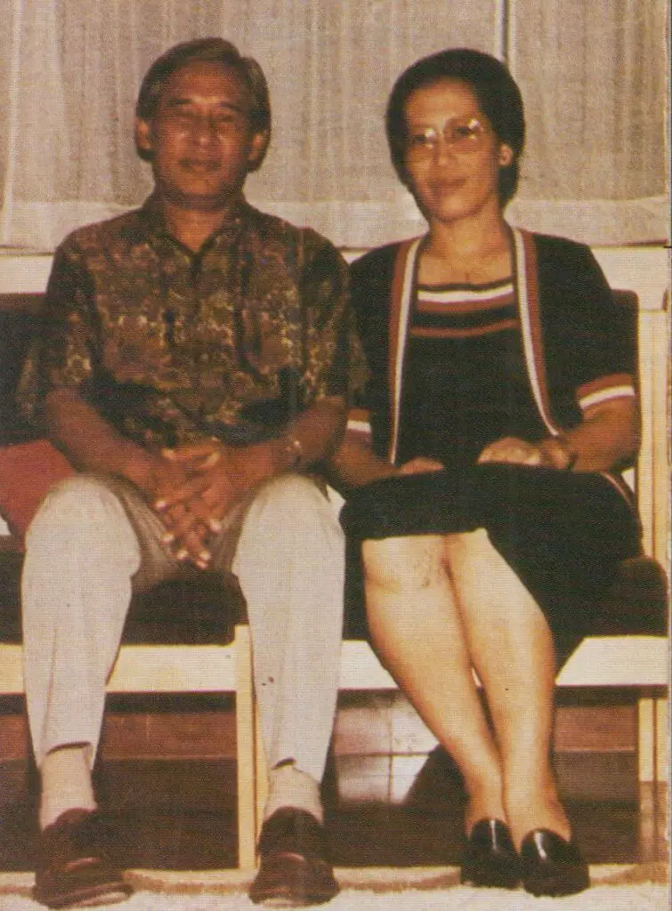 Soejoedi Wirjoatmodjo dan istri, 1980